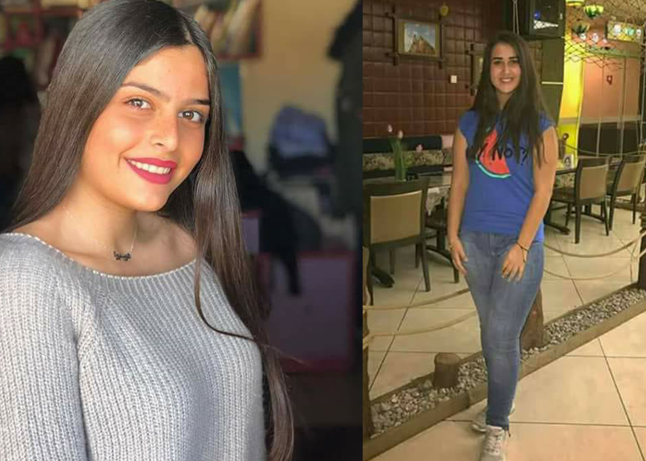 Rita Eid (right), aged 17, was killed in rocket attack and Christine Hourani, also 17, was badly injured (Photographs courtesy of the Melkite Greek Catholic Patriarchate – Damascus/Beirut)