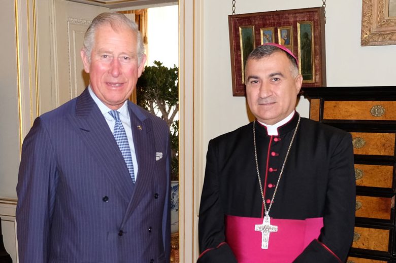 HRH The Prince of Wales with Archbishop Warda © Clarence House
