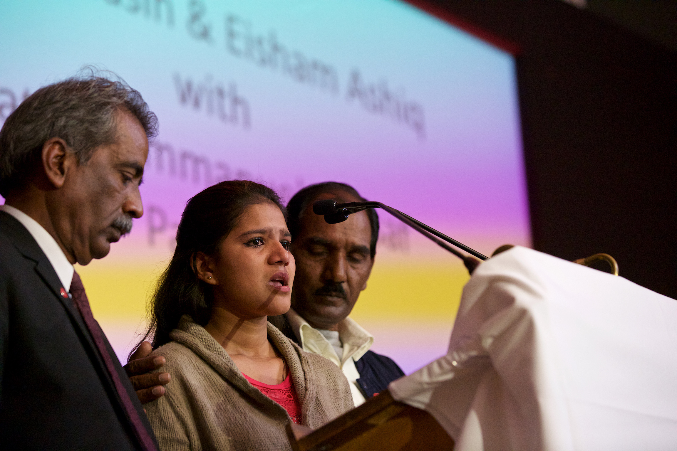 Asia Bibi's daughter Eisham Ashiq spoke at ACN's Annual event in Westminster Cathedral Hall (© Weenson Oopicture-u.net)