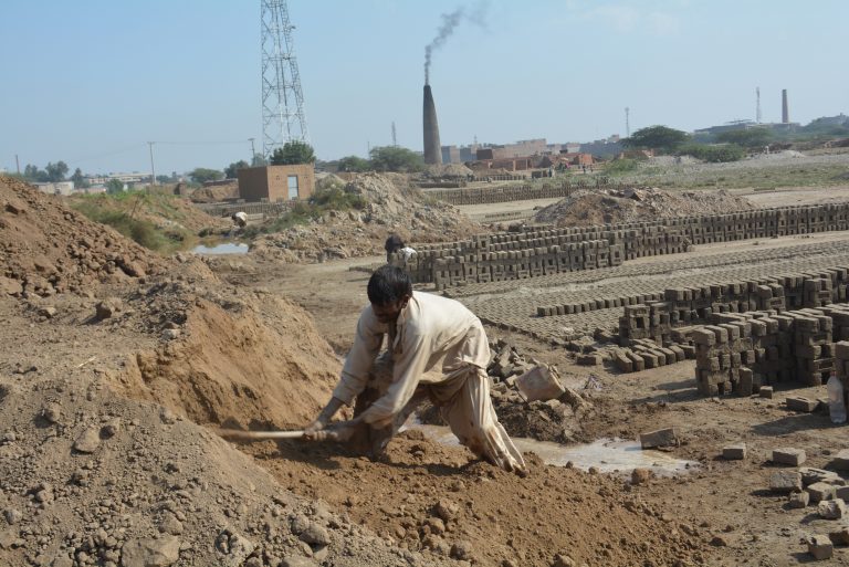 Brick-kiln workers near Faisalabad are trapped in back-breaking servitude because of a lack of education.
