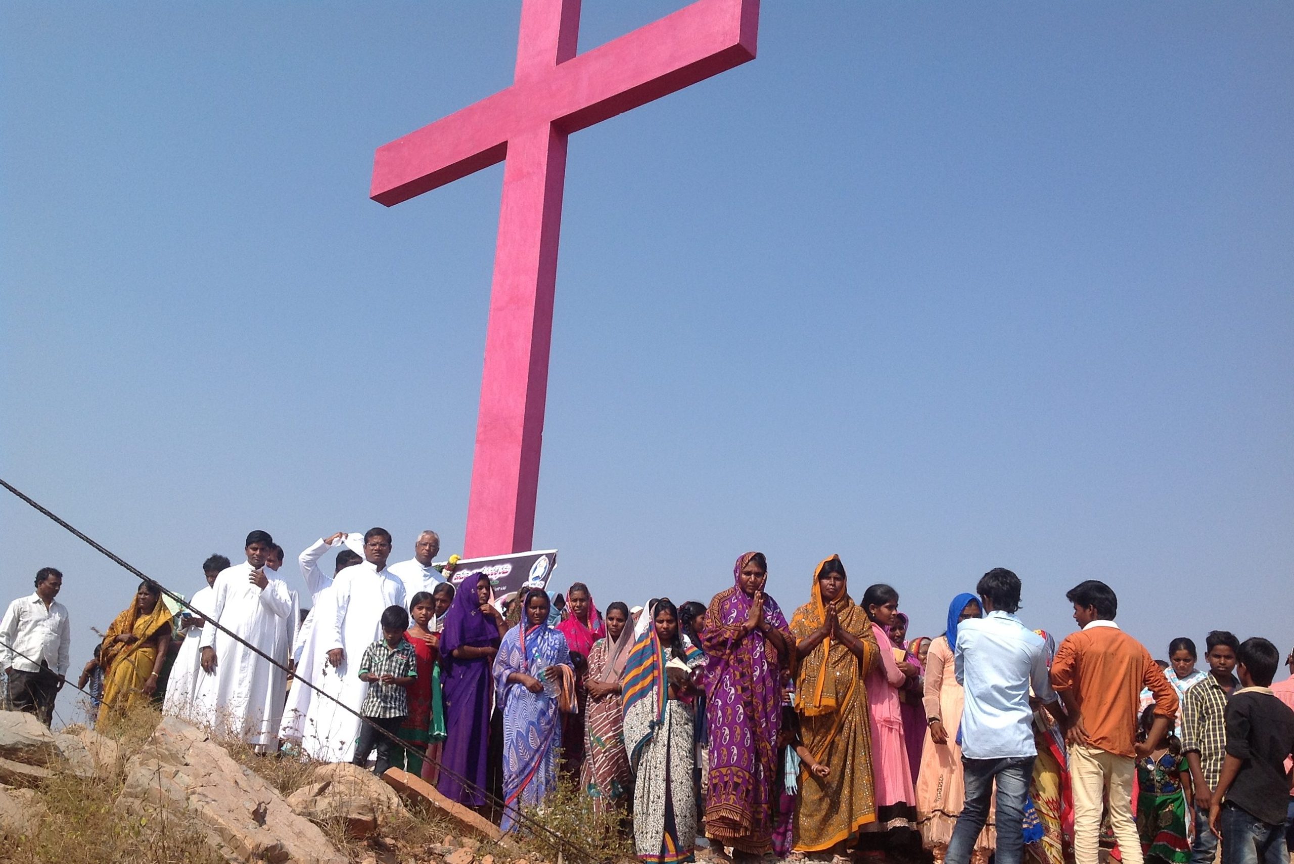 Christians in Nellore Diocese, south-east India.