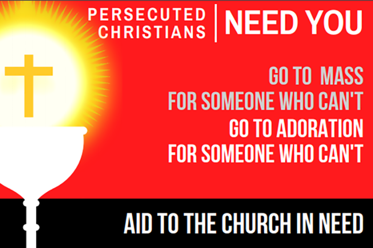Christians called to support other Christians persecuted for their faith at ‘Adoremus’ – the National Eucharistic Congress in Liverpool this weekend, 7th-9th September