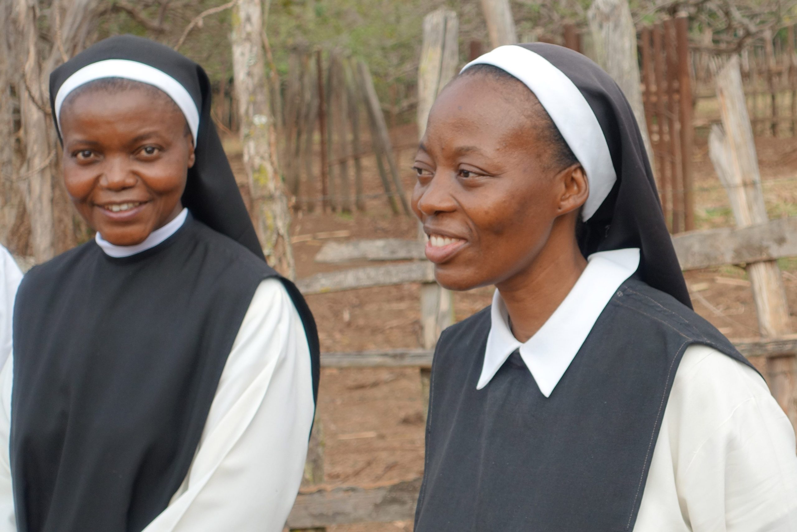 Sisters from the Trappist Monastery of Murhesa. The contemplative Sisters have been by threatened militia groups and one Sister was shot dead.