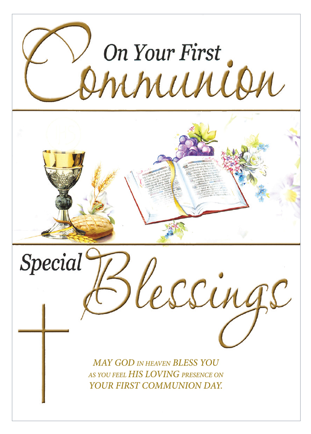 Card On Your First Communion