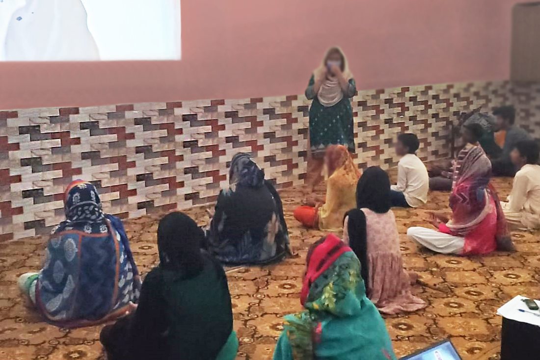 Members of the women’s advancement programme attending a seminar.