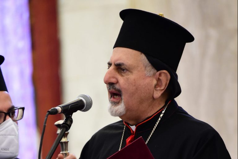 With image of Syriac Catholic Patriarch Ignatius Joseph III Younan (© Aid to the Church in Need)