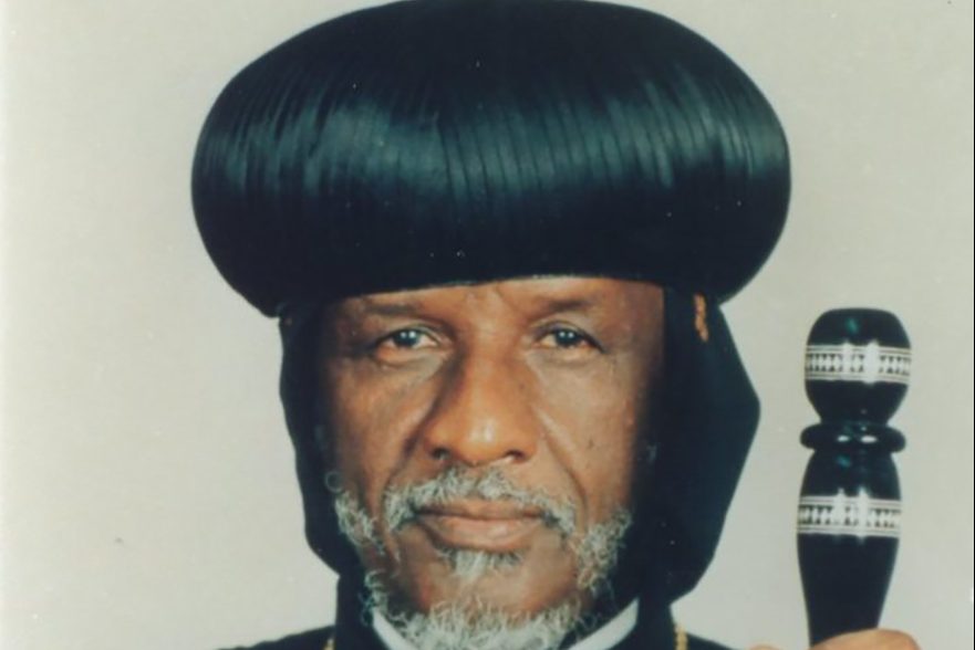 With picture of Abune Antonios, Patriarch of the Eritrean Orthodox Tawahedo Church (Image courtesy of the British Orthodox Church)