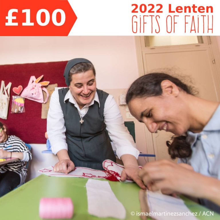 Your kind donation can support a Sister for three months