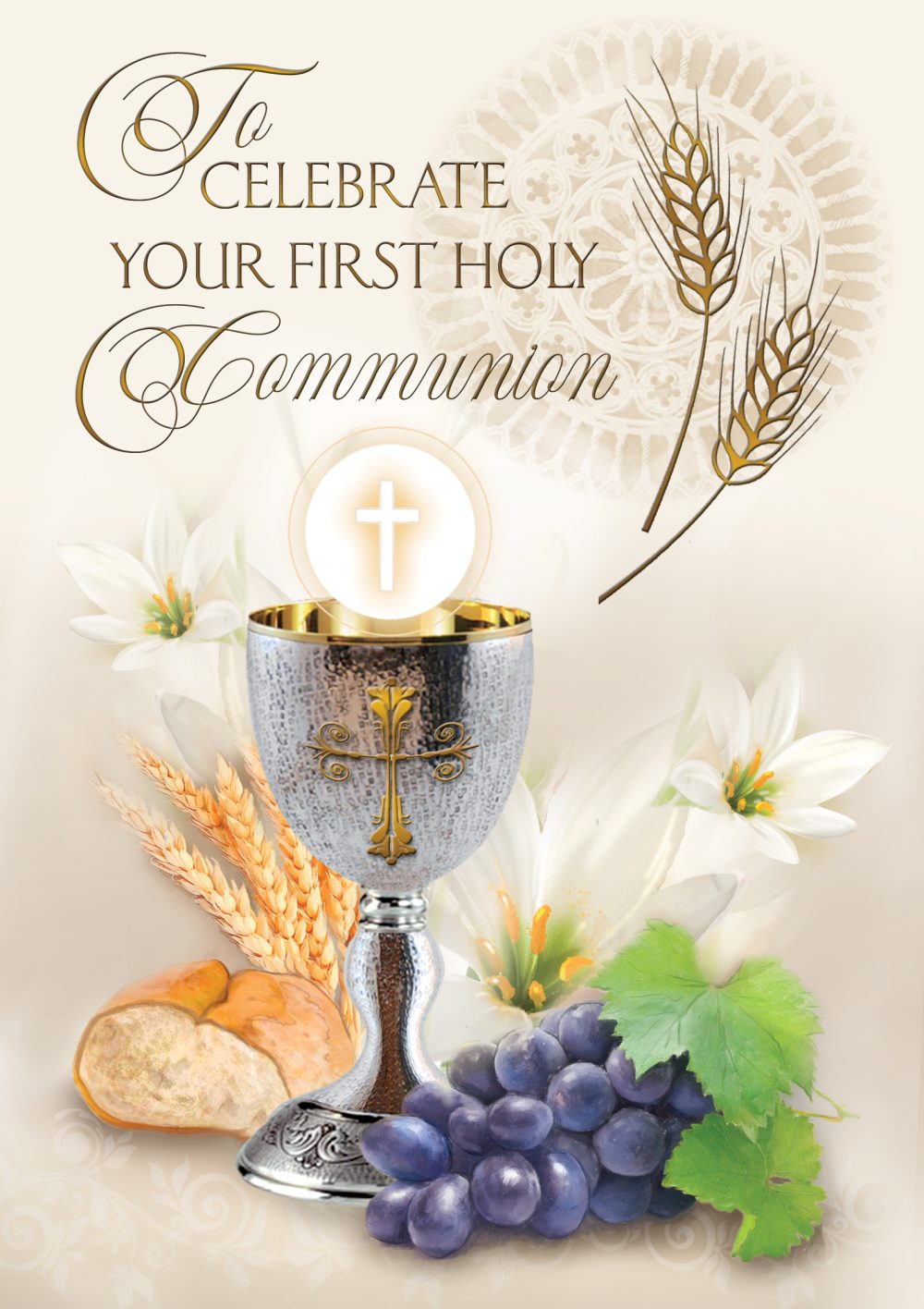 Aid to the Church in Need & First Holy Communion Card