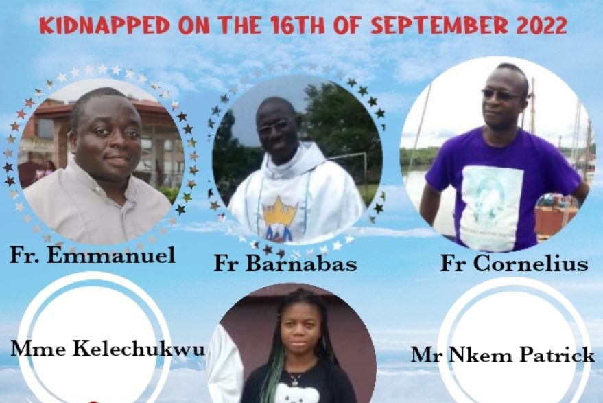 Poster of those abducted in the attack (© Aid to the Church in Need)