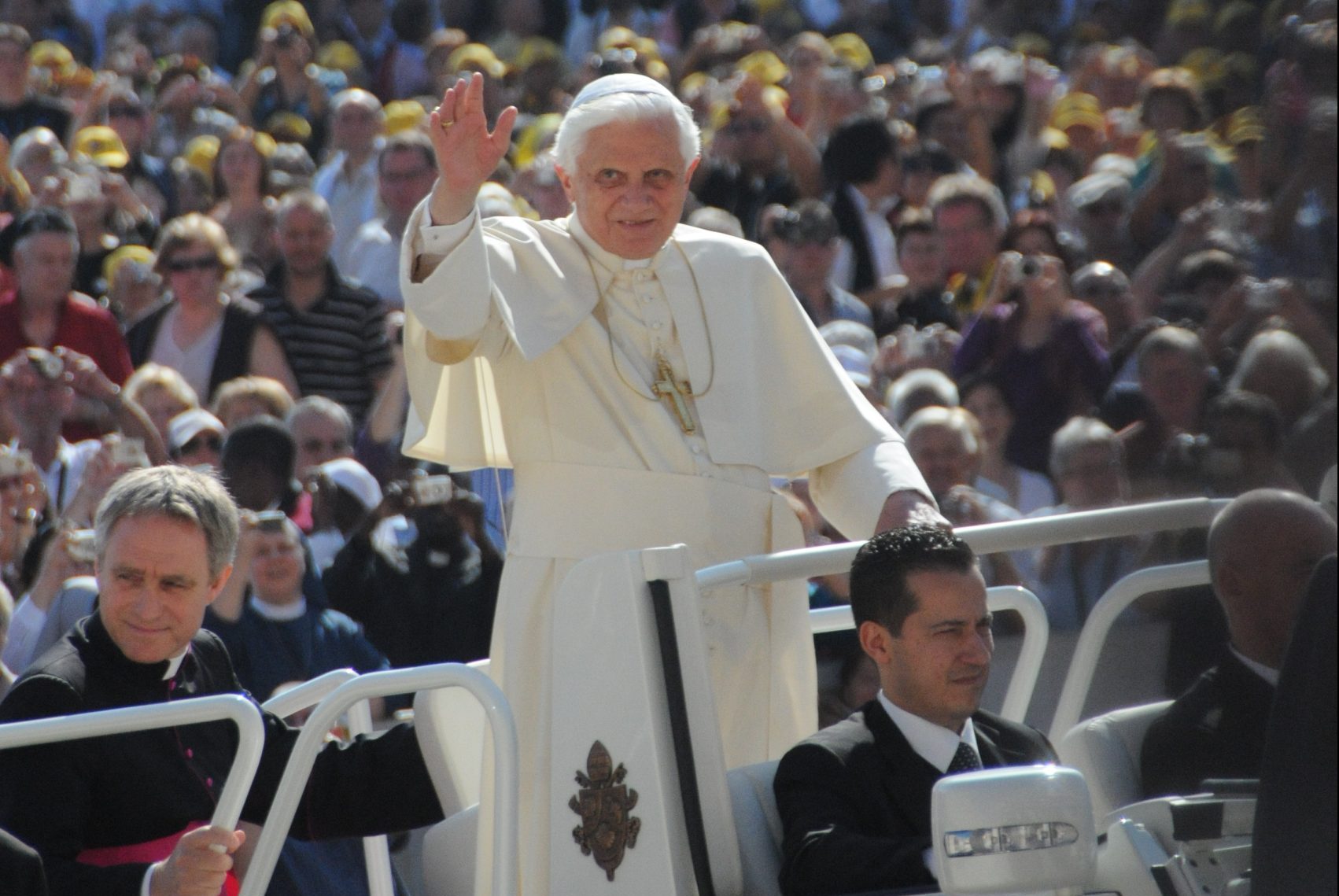 Pope Benedict XVI at the 2009 Africa Synod in Rome.