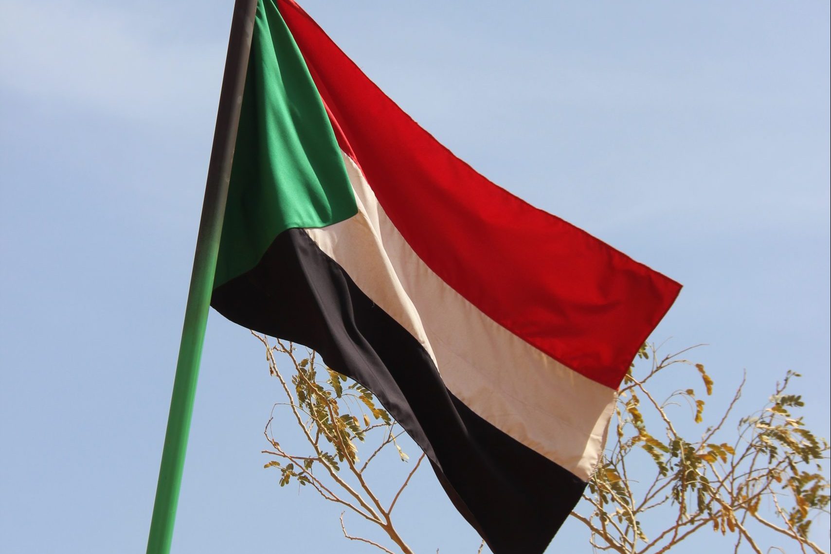 The flag of Sudan.