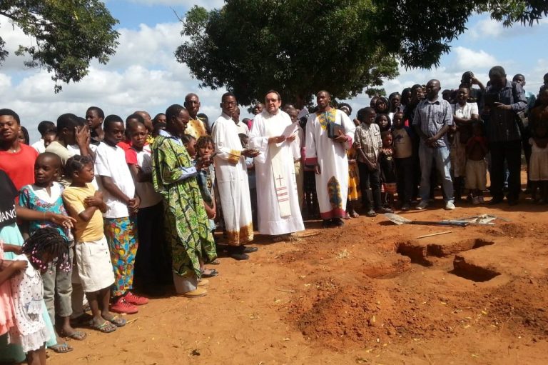 The construction of a parish church in Pemba Diocese, Mozambique.