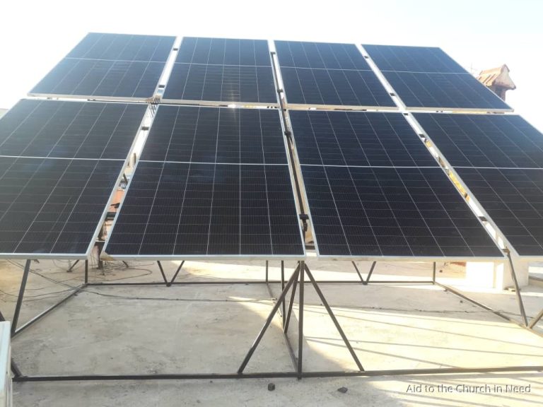 Images - typical use of solar panels in Syria