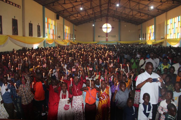 1160 First Holy Communions at the parish of Makamba in Burundi.