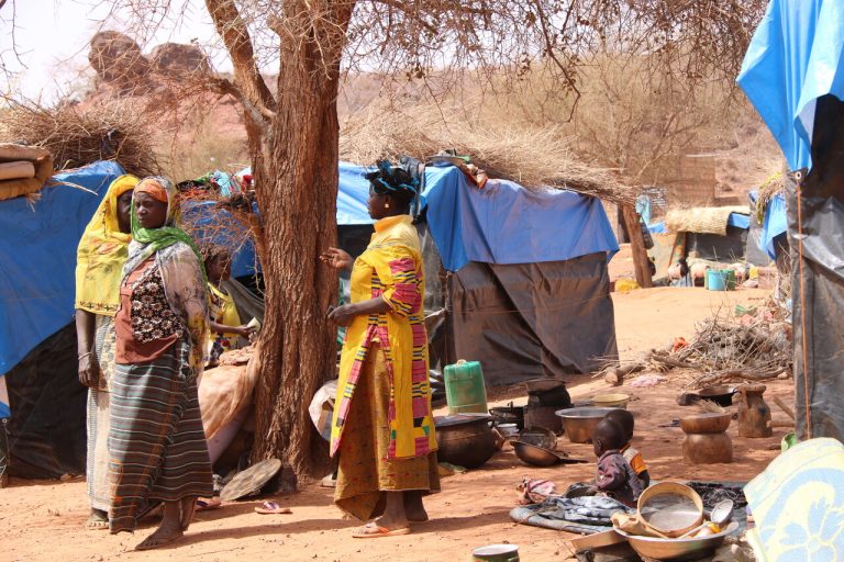 Displaced Christians in Burkina Faso.