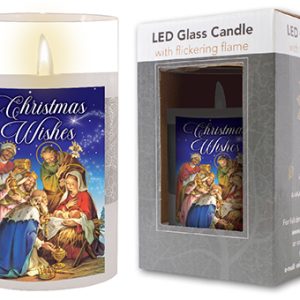 Christmas Wishes LED Candle
