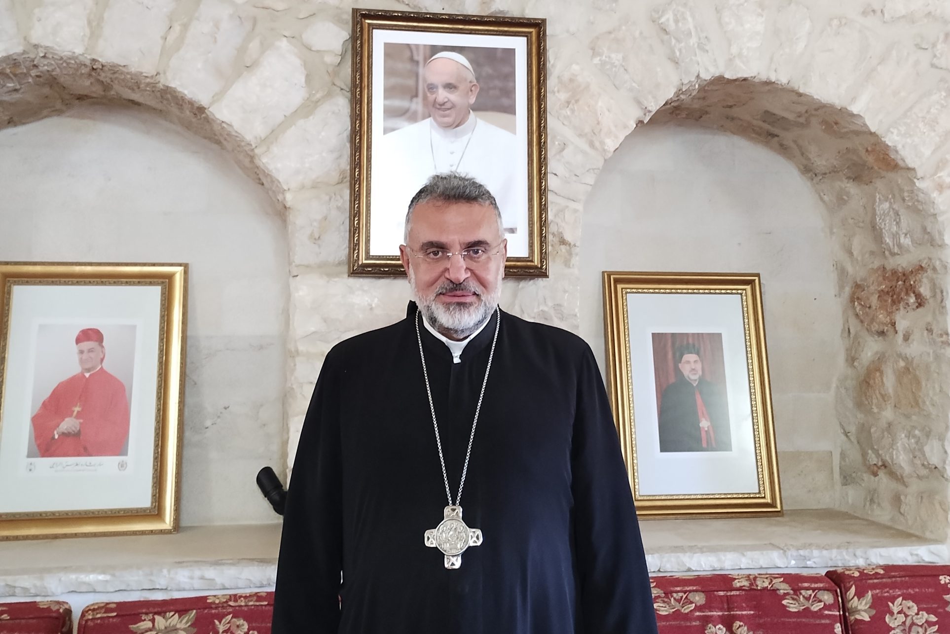 Maronite Archbishop Youssef Souei of Tripoli Diocese in Lebanon.