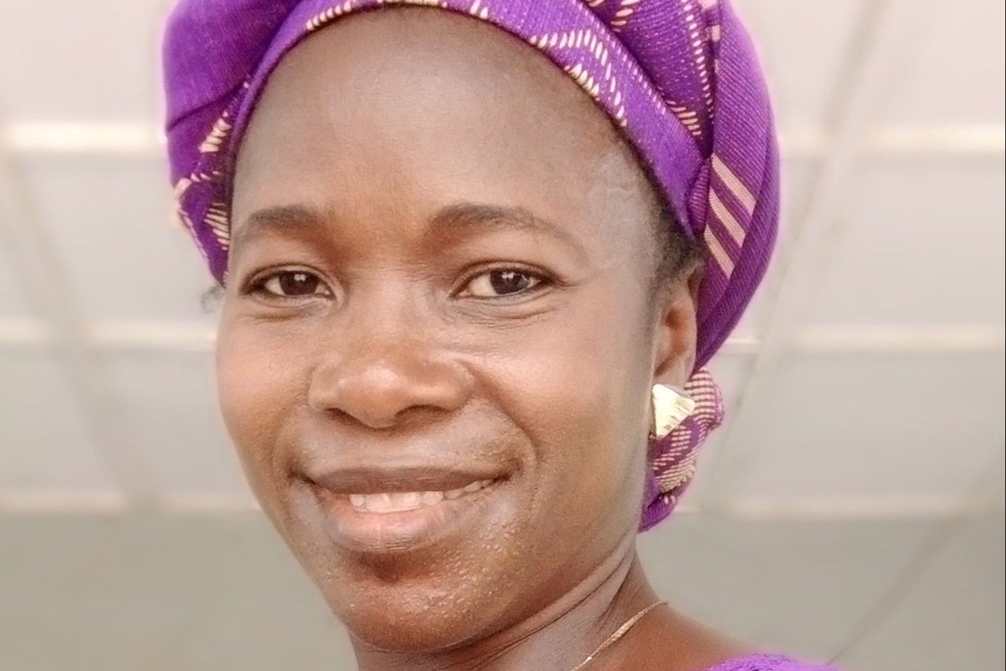 Margaret Attah, before the bomb blast in Owo, Nigeria