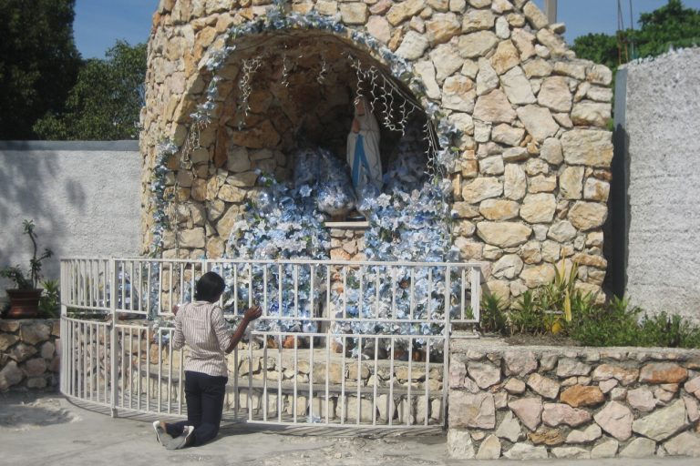 A Marian sanctuary in Port-au-Prince, Haiti.