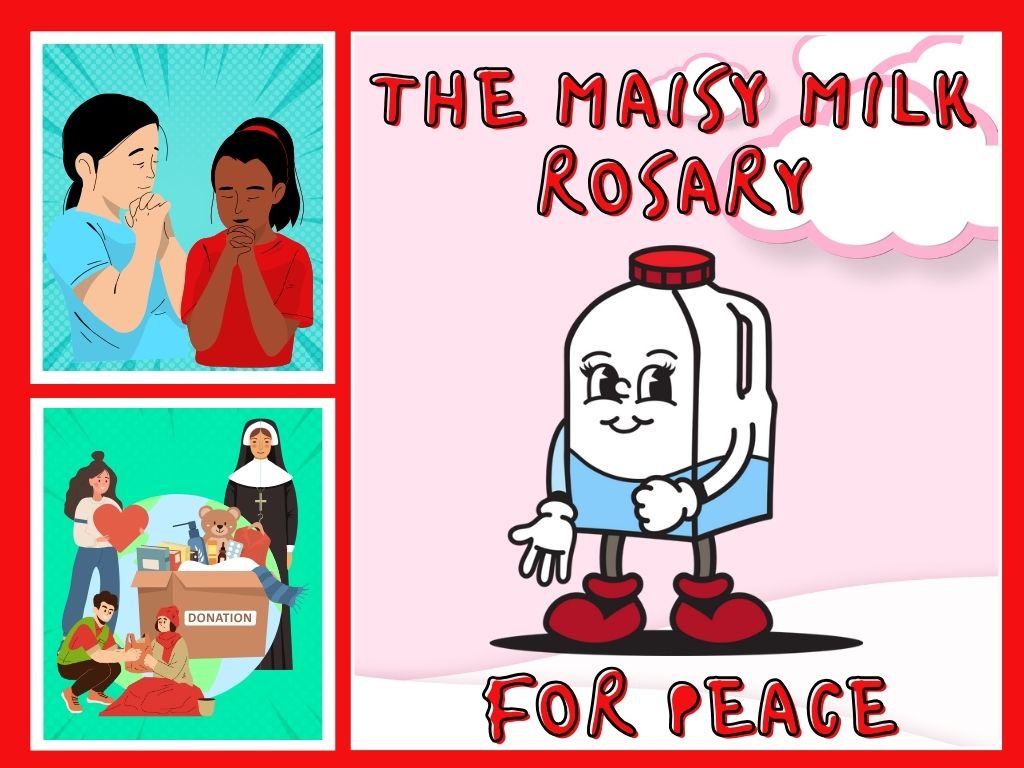 Maisy milk rosary for primary schools