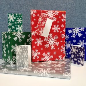 Festive Snowflakes Wrapping Paper