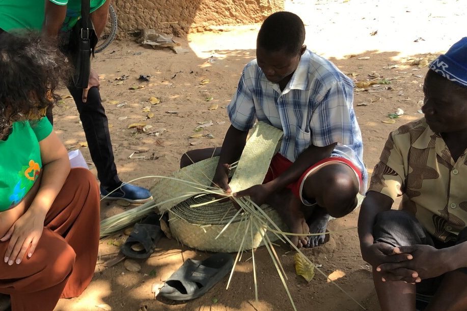 Sister Aparecida Queiroz visiting people in Cabo Delgado, northern Mozambique.