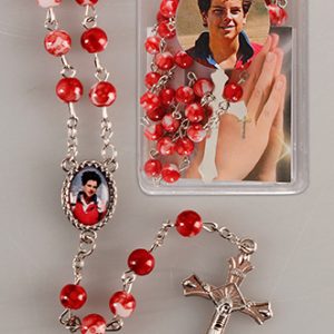Carlo Acutis Red Rosary