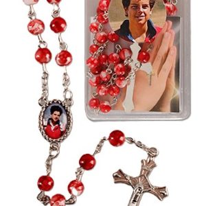 Carlo Acutis Red Rosary