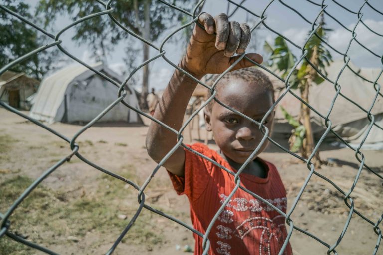 At the IDP camp in Metuge district of Cabo Delgado Province, northern Mozambique.