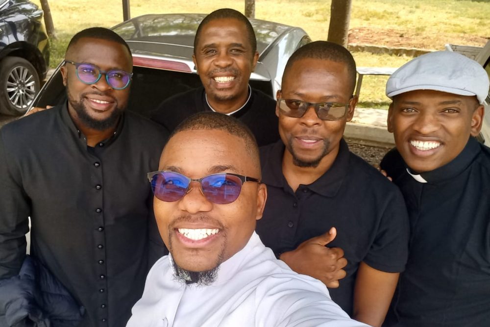 Seminarians studying in Klerksdorp Diocese, South Africa.