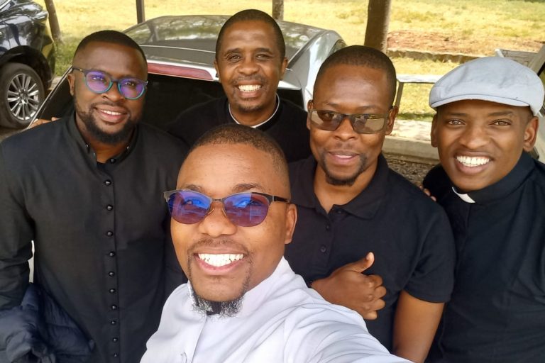 Seminarians studying in Klerksdorp Diocese, South Africa.