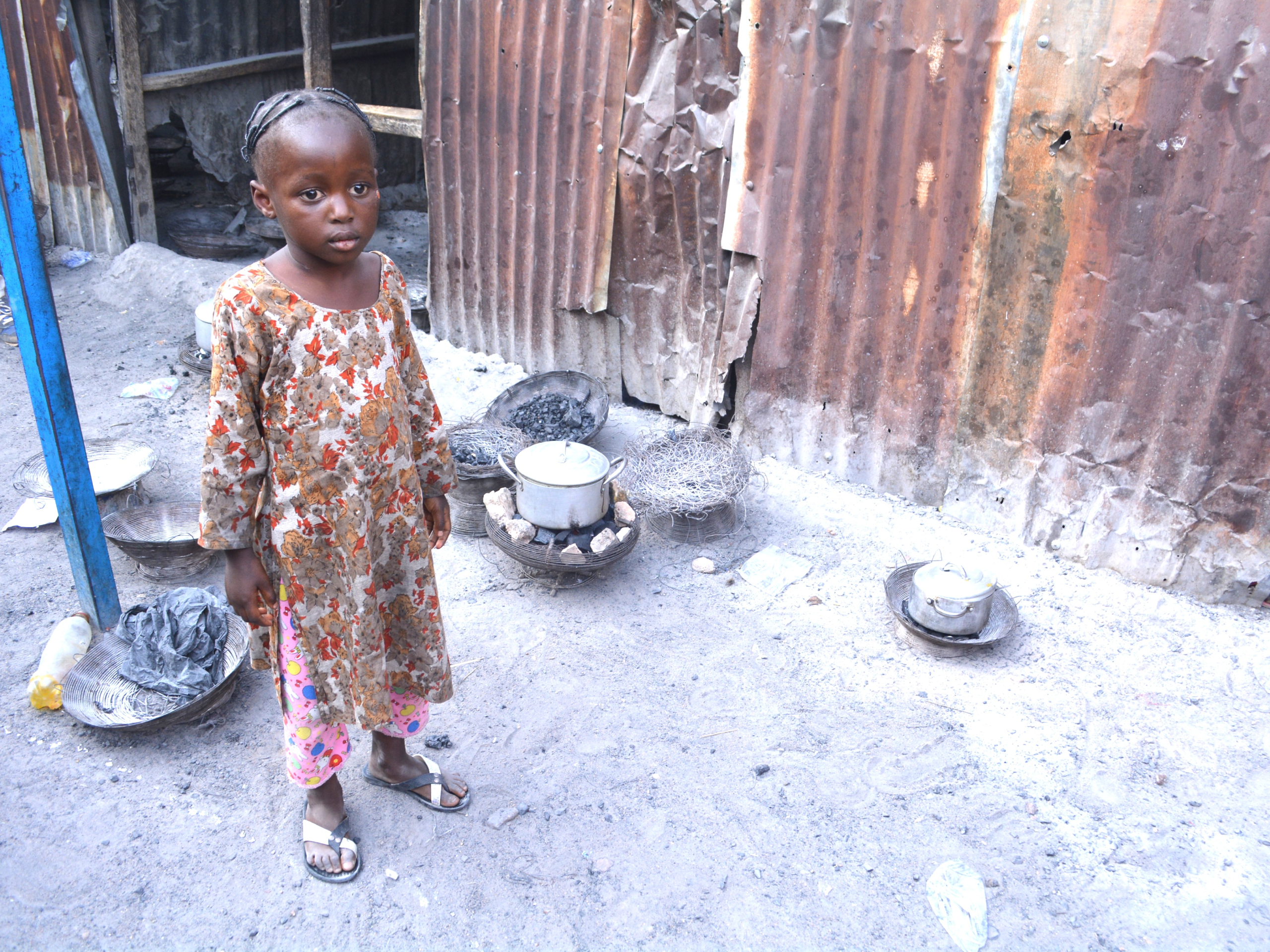 Boarding a flight in Nigeria