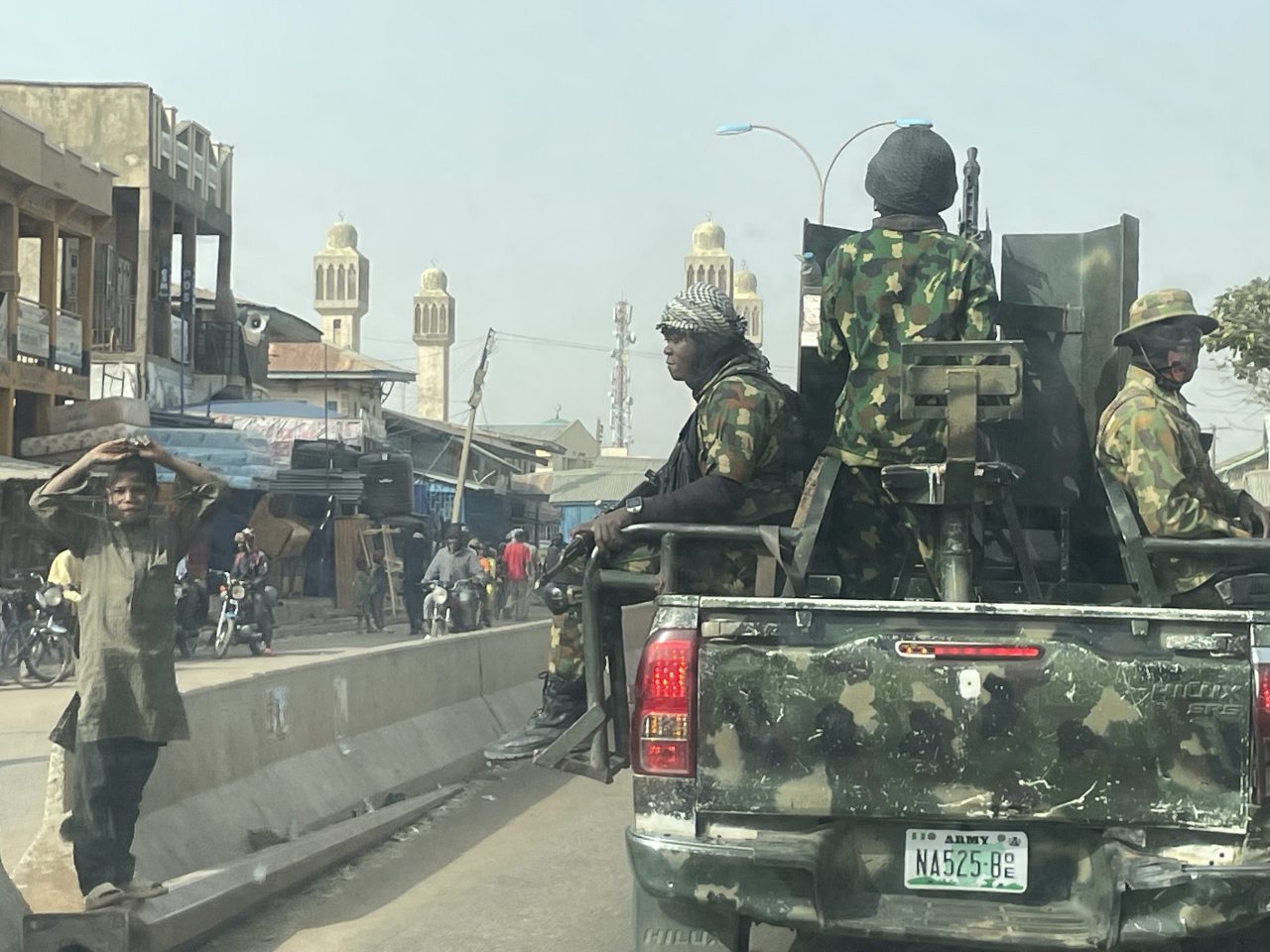 Armoured convoy