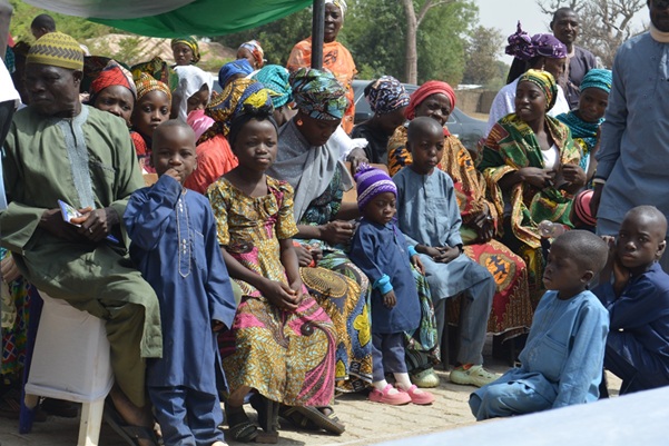 Boarding a flight in Nigeria